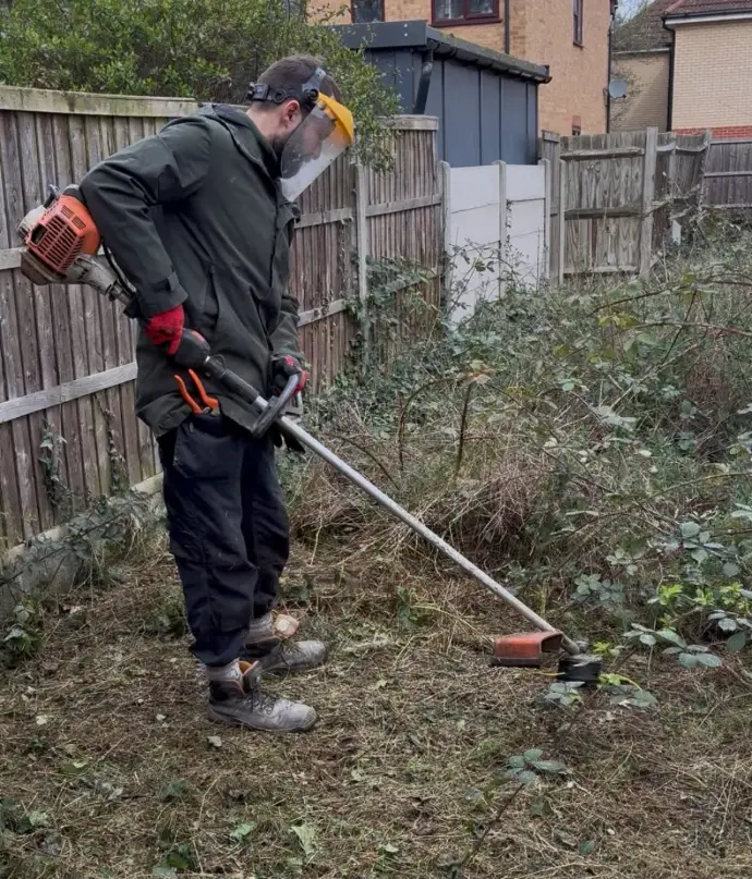 strimming garden